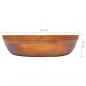 Preview: Waschbecken Massivholz Teak ?40x10 cm