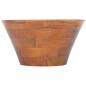 Preview: Waschbecken Massivholz Teak ?40x20 cm