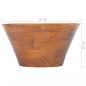 Preview: Waschbecken Massivholz Teak ?40x20 cm