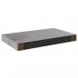 Preview: Schweberegale 4 Stk. Betongrau 40x23x3,8 cm MDF