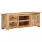 Preview: TV-Schrank 110x30x40 cm Raues Mangoholz