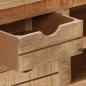 Preview: TV-Schrank 110x30x40 cm Raues Mangoholz