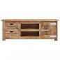 Preview: TV-Schrank 110x30x40 cm Raues Mangoholz