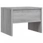 Preview: Nachttische 2 Stk. Grau Sonoma 40x30x30 cm Holzwerkstoff