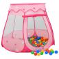 Preview: ARDEBO.de - Kinder-Spielzelt mit 250 Bällen Rosa 102x102x82 cm