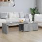 Preview: ARDEBO.de - Couchtisch Grau Sonoma 150x50x35 cm Holzwerkstoff