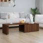 Preview: ARDEBO.de - Couchtisch Braun Eichen-Optik 150x50x35 cm Holzwerkstoff