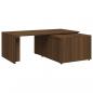 Preview: Couchtisch Braun Eichen-Optik 150x50x35 cm Holzwerkstoff