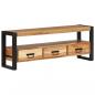 Preview: ARDEBO.de - TV-Schrank 120x30x45 cm Massivholz Akazie