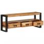 Preview: TV-Schrank 120x30x45 cm Massivholz Akazie