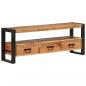 Preview: TV-Schrank 120x30x45 cm Massivholz Akazie