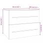 Preview: Waschbeckenschrank Grau Sonoma 60x38,5x48 cm Holzwerkstoff