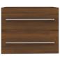 Preview: Waschbeckenschrank Braun Eichen-Optik 60x38,5x48 cm