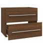 Preview: Waschbeckenschrank Braun Eichen-Optik 60x38,5x48 cm