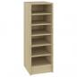 Preview: Schuhschrank Sonoma-Eiche 31,5x35x90 cm Holzwerkstoff