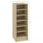 Preview: Schuhschrank Sonoma-Eiche 31,5x35x90 cm Holzwerkstoff