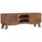 Preview: ARDEBO.de - TV-Schrank 110x30x40 cm Raues Mangoholz