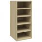 Preview: Schuhschrank Sonoma-Eiche 31,5x35x70 cm Holzwerkstoff