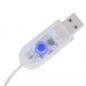 Preview: Lichterketten Stern und Mond Fernbedienung 138 LED Blau