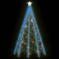 Preview: Weihnachtsbaum-Lichternetz mit 400 LEDs Blau 400 cm