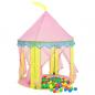 Preview: Kinder-Spielzelt mit 250 Bällen Rosa 100x100x127 cm