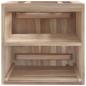 Preview: Wand-Badschrank 41x38x40 cm Massivholz Teak