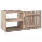 Preview: Wand-Badschrank 41x38x40 cm Massivholz Teak