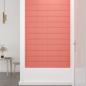 Preview: Wandpaneele 12 Stk. Rosa 60x15 cm Samt 1,08 m²