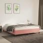 Preview: ARDEBO.de - Bettgestell Rosa 180x200 cm Samt