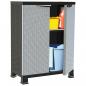 Preview: ARDEBO.de - Kunststoffschrank 68x39x92 cm Rattan-Design