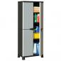 Preview: ARDEBO.de - Kunststoffschrank 68x39x171,5 cm Rattan-Design