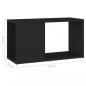 Preview: TV-Schrank Schwarz 60x24x32 cm Holzwerkstoff