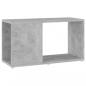 Preview: TV-Schrank Betongrau 60x24x32 cm Holzwerkstoff