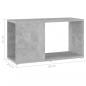 Preview: TV-Schrank Betongrau 60x24x32 cm Holzwerkstoff