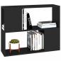 Preview: TV-Schrank Schwarz 80x24x63 cm Holzwerkstoff