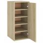 Preview: Schuhschrank Sonoma-Eiche 32x35x70 cm Holzwerkstoff