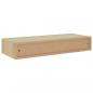 Preview: Wandregale mit Schubladen 2 Stk. Eichen-Optik 60x23,5x10 cm MDF