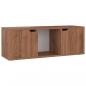 Preview: TV-Schrank Braun Eichen-Optik 88,5x27,5x30,5 cm Holzwerkstoff