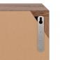 Preview: TV-Schrank Braun Eichen-Optik 88,5x27,5x30,5 cm Holzwerkstoff