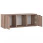 Preview: TV-Schrank Grau Sonoma-Eiche 88,5x27,5x30,5 cm Holzwerkstoff