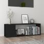 Preview: ARDEBO.de - TV-Schrank Schwarz 100x24x32 cm Holzwerkstoff