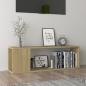 Preview: ARDEBO.de - TV-Schrank Sonoma-Eiche 100x24x32 cm Holzwerkstoff