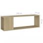 Preview: TV-Schrank Sonoma-Eiche 100x24x32 cm Holzwerkstoff