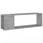 Preview: TV-Schrank Betongrau 100x24x32 cm Holzwerkstoff