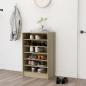 Preview: ARDEBO.de - Schuhschrank Sonoma-Eiche 60x35x92 cm Holzwerkstoff