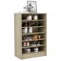 Preview: Schuhschrank Sonoma-Eiche 60x35x92 cm Holzwerkstoff