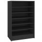 Preview: Schuhschrank Schwarz 60x35x92 cm Holzwerkstoff