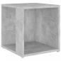 Preview: Beistelltisch Betongrau 33x33x34,5 cm Holzwerkstoff