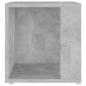 Preview: Beistelltisch Betongrau 33x33x34,5 cm Holzwerkstoff