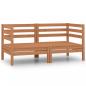 Preview: 2-Sitzer-Gartensofa Honigbraun Massivholz Kiefer